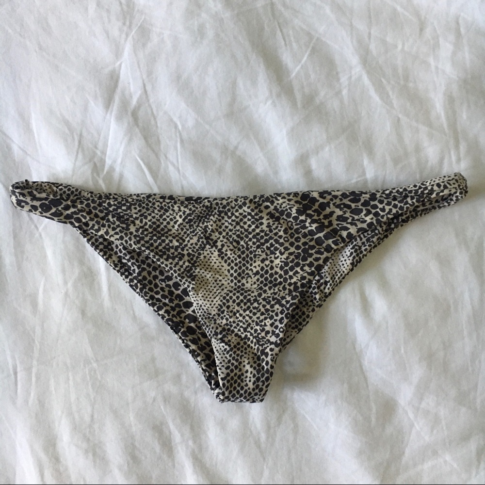 Acacia swimwear Makai bottom snake print